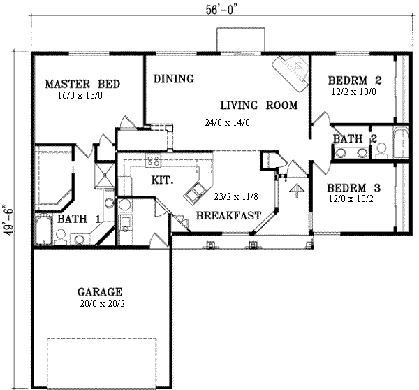 main floor house blueprint