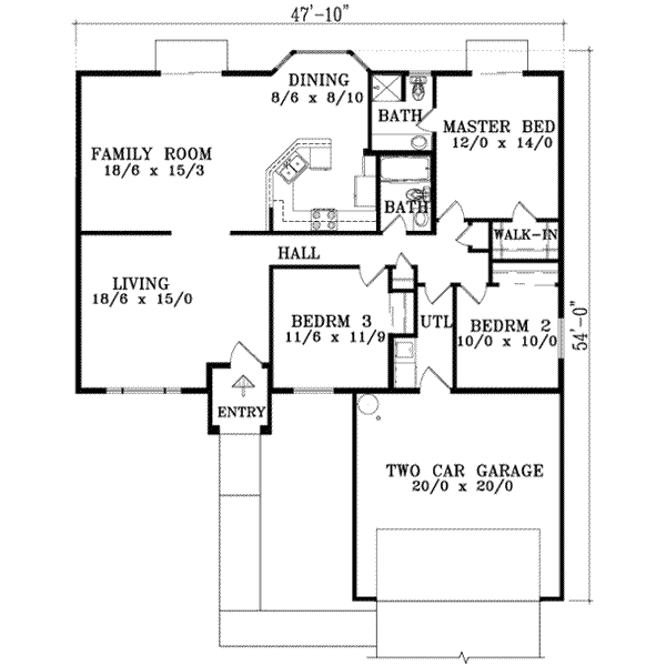 main floor house blueprint