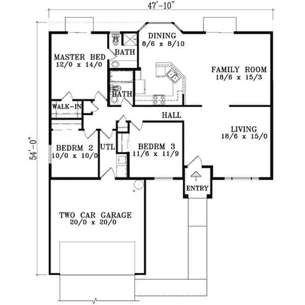 main floor house blueprint