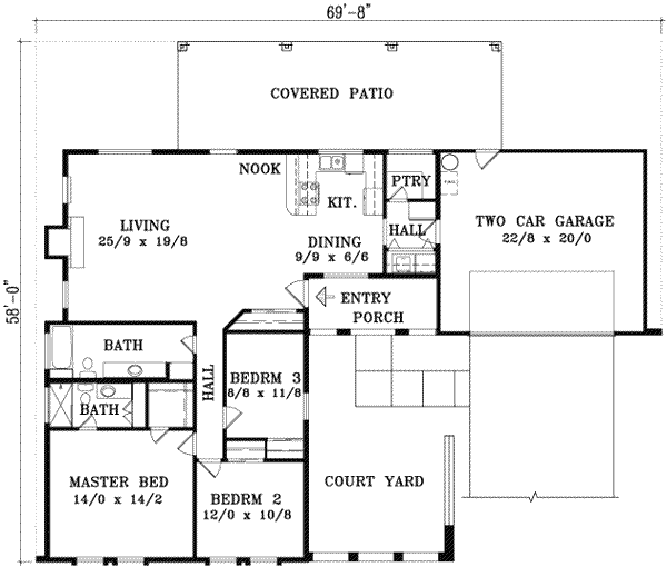 main floor house blueprint