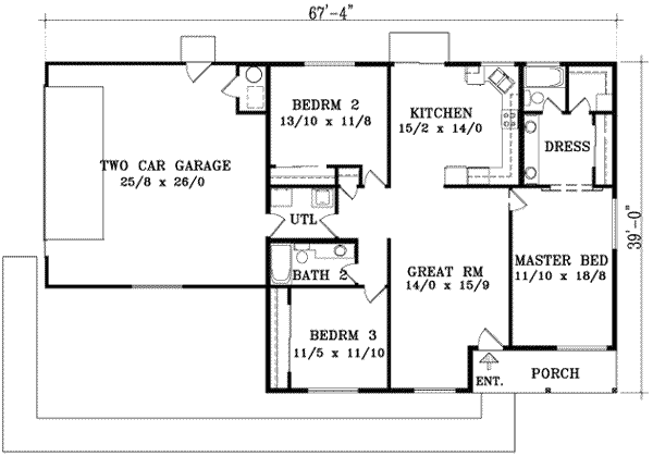 main floor house blueprint