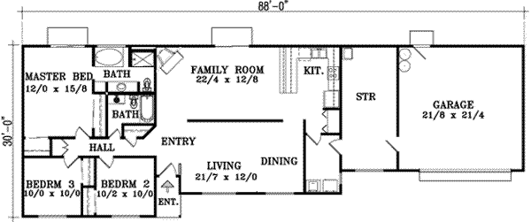 main floor house blueprint