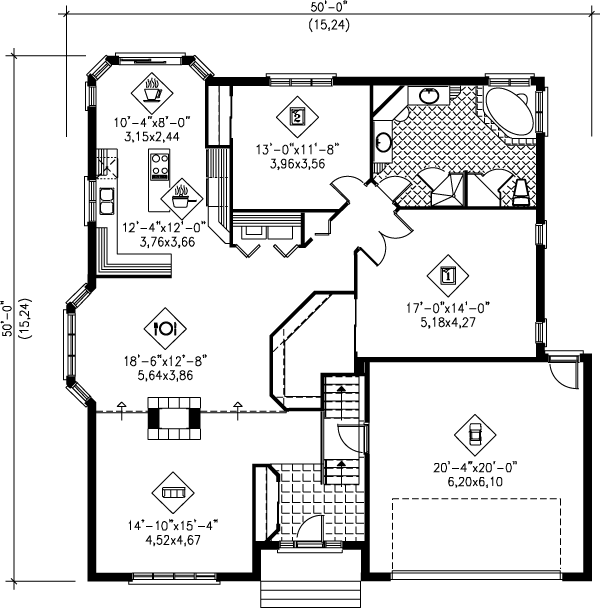 main floor house blueprint