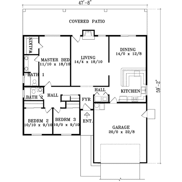main floor house blueprint