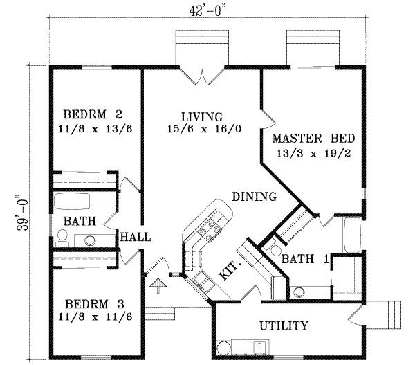 main floor house blueprint