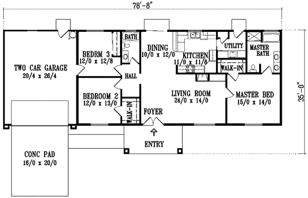 main floor house blueprint