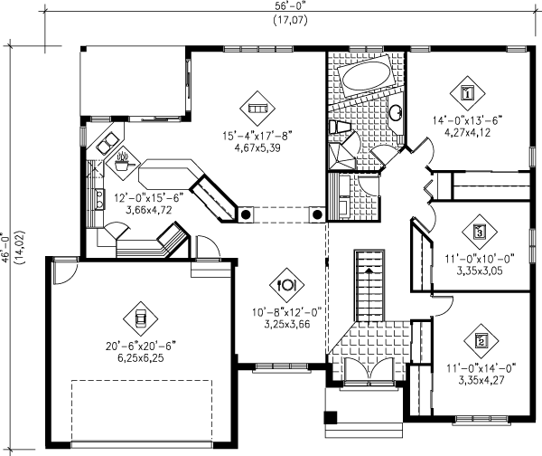 main floor house blueprint