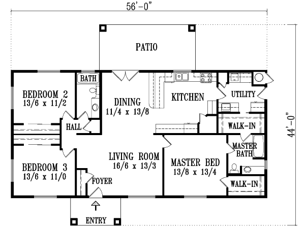 main floor house blueprint