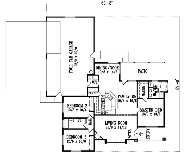 main floor house blueprint