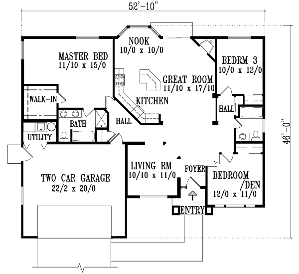 main floor house blueprint