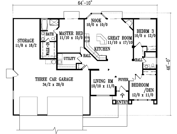 main floor house blueprint