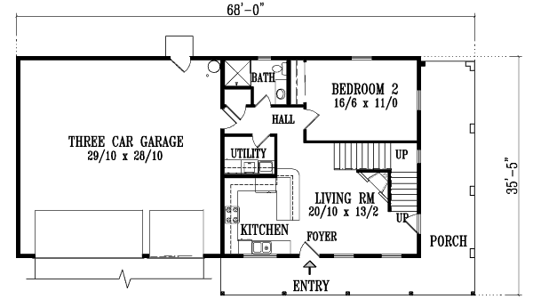 main floor house blueprint