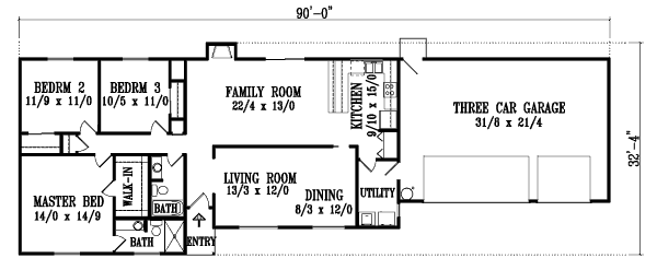 main floor house blueprint