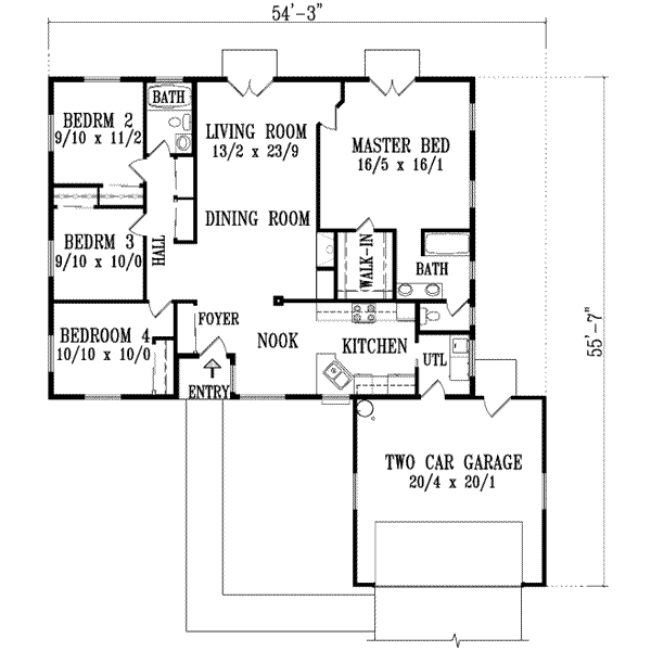 main floor house blueprint