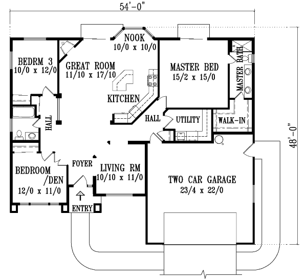 main floor house blueprint