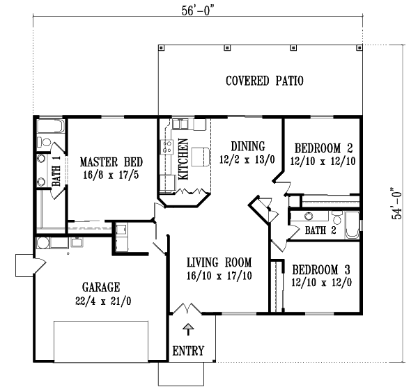 main floor house blueprint