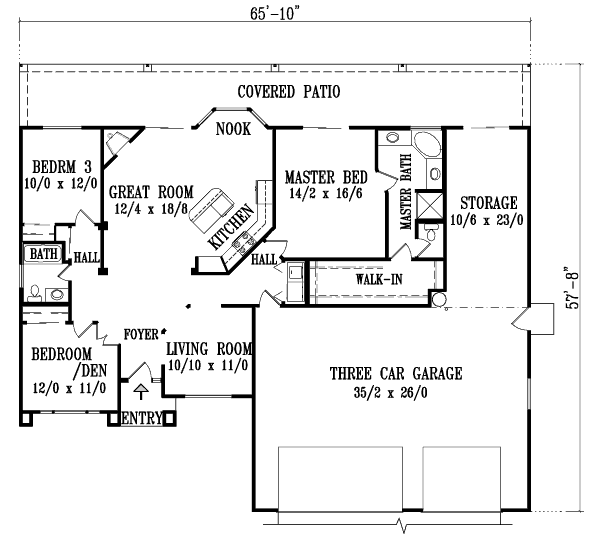main floor house blueprint