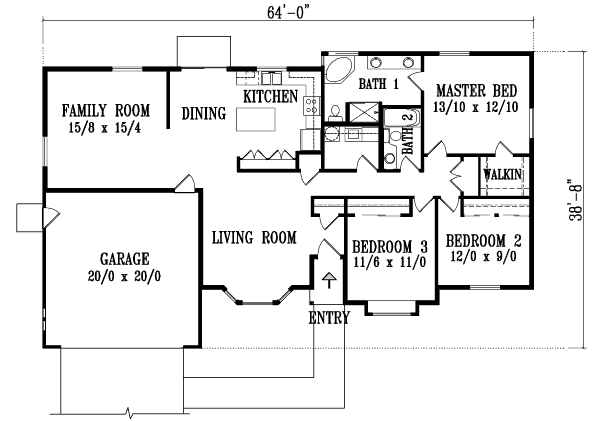 main floor house blueprint