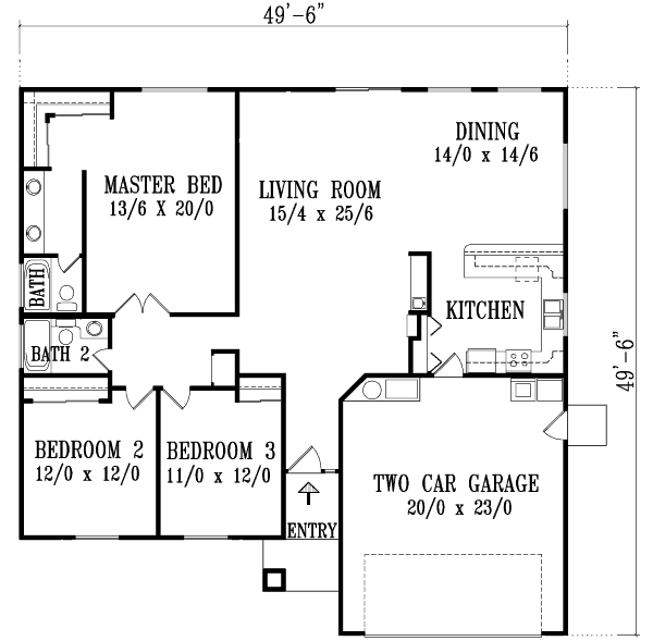 main floor house blueprint