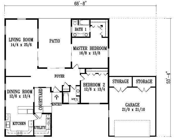 main floor house blueprint