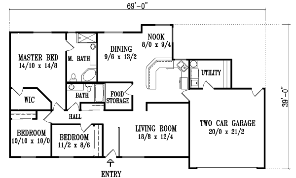 main floor house blueprint