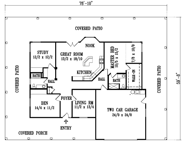 main floor house blueprint