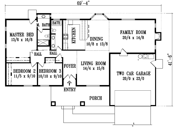 main floor house blueprint