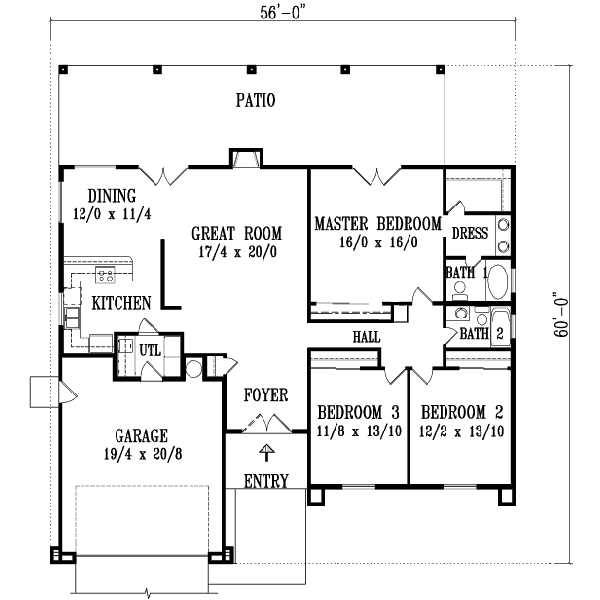 main floor house blueprint