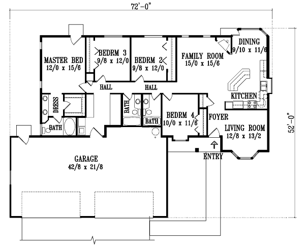 main floor house blueprint