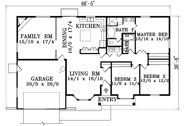 main floor house blueprint