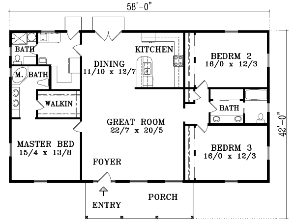main floor house blueprint