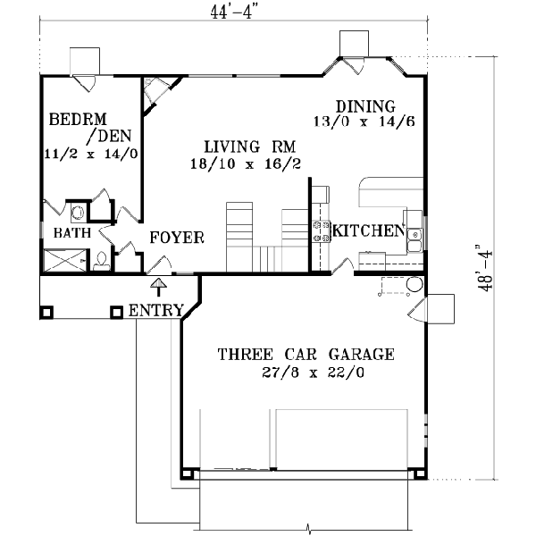 main floor house blueprint