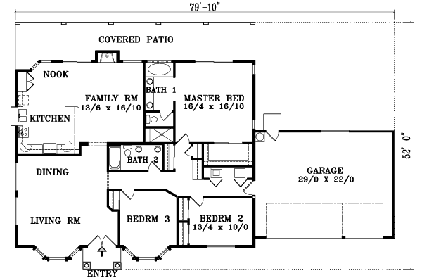 main floor house blueprint