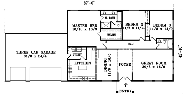main floor house blueprint