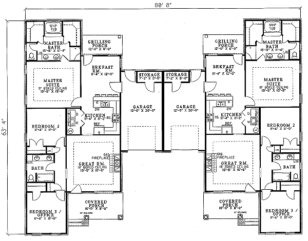 main floor house blueprint