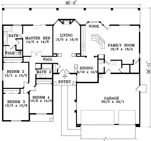main floor house blueprint