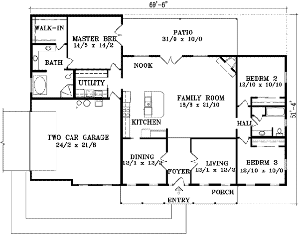 main floor house blueprint