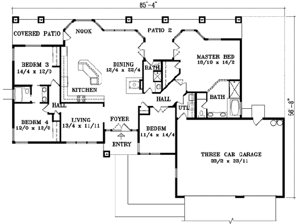 main floor house blueprint