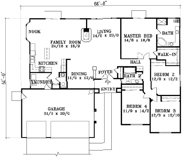 main floor house blueprint