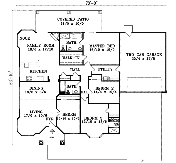 main floor house blueprint