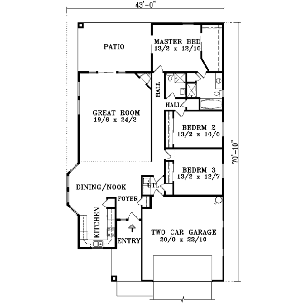 main floor house blueprint