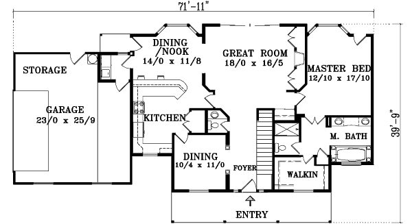 main floor house blueprint