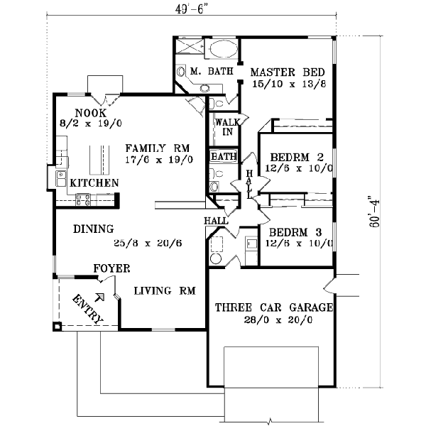 main floor house blueprint