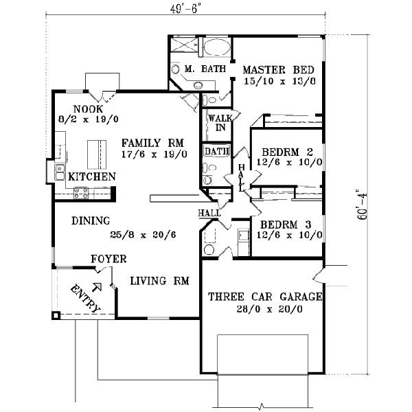 main floor house blueprint