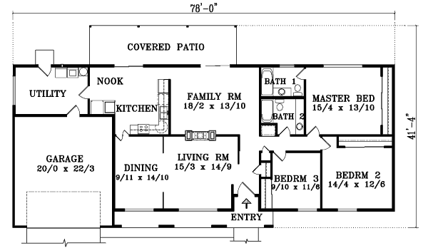 main floor house blueprint