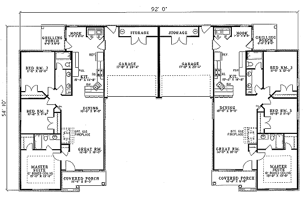 main floor house blueprint