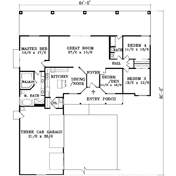 main floor house blueprint