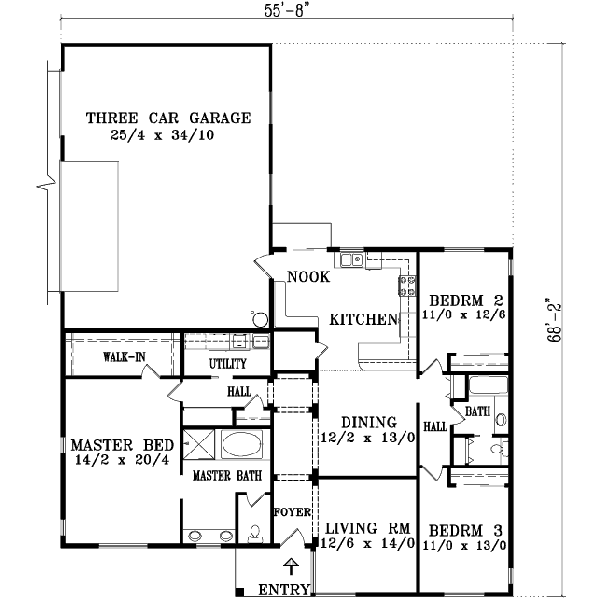 main floor house blueprint