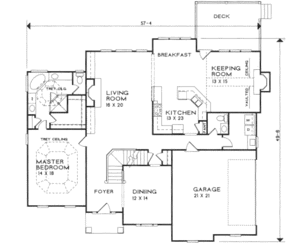 main floor house blueprint