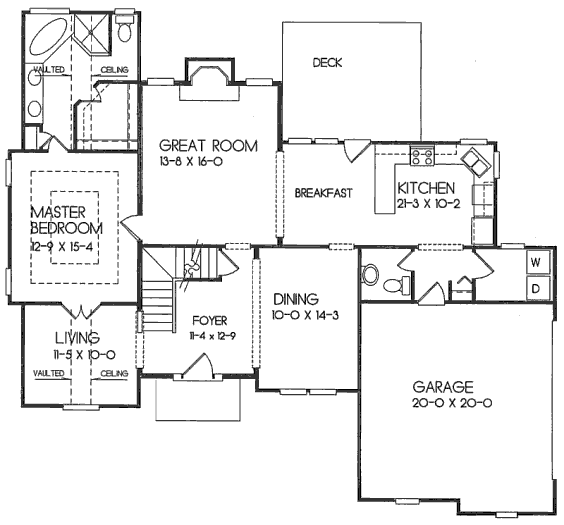 main floor house blueprint
